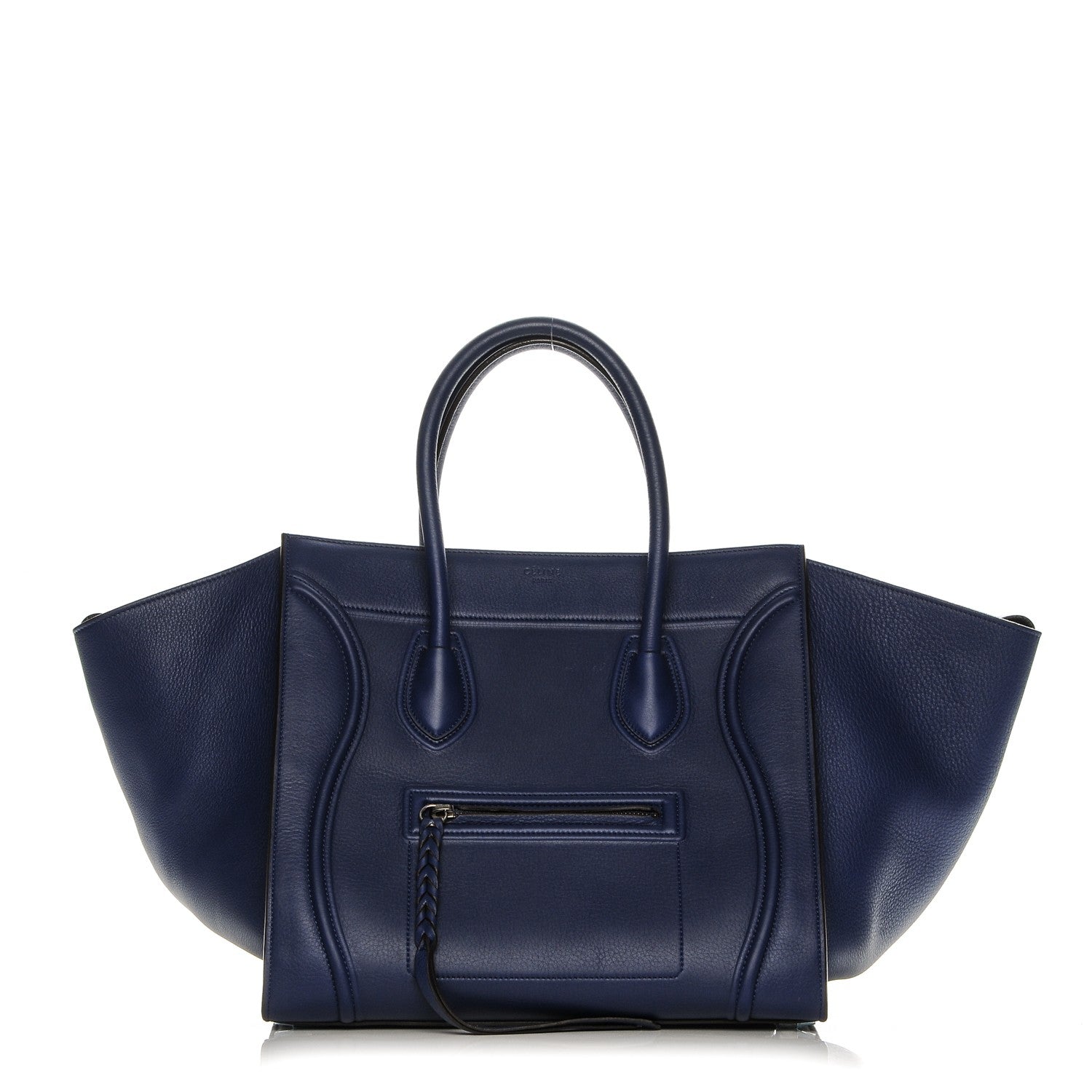 Celine Supple Calfskin Medium Phantom Luggage Indigo 1 of 7