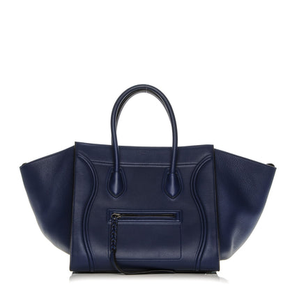 Celine Supple Calfskin Medium Phantom Luggage Indigo 1 of 7