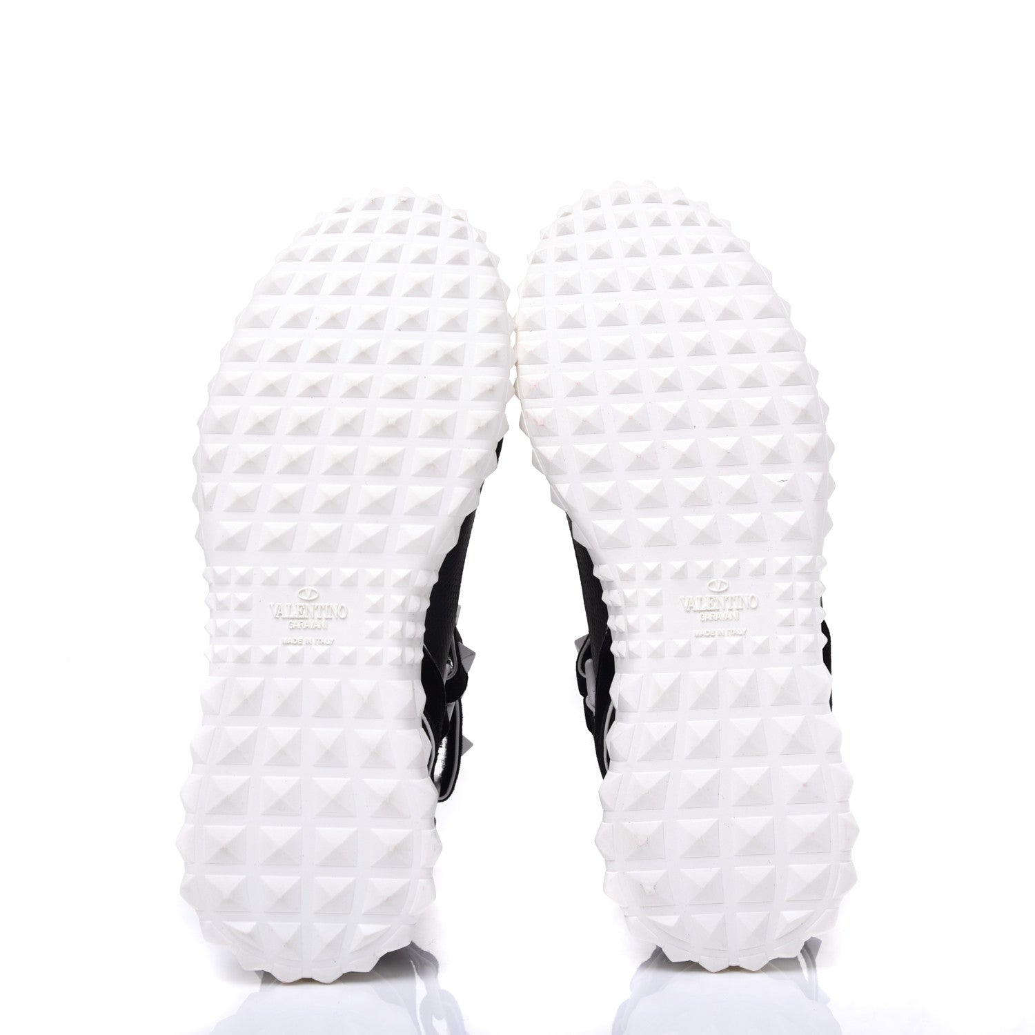 Valentino Garavani Body Tech Knit Free Rockstud Sock High Top Sneakers 35.5 Black White 5 of 9