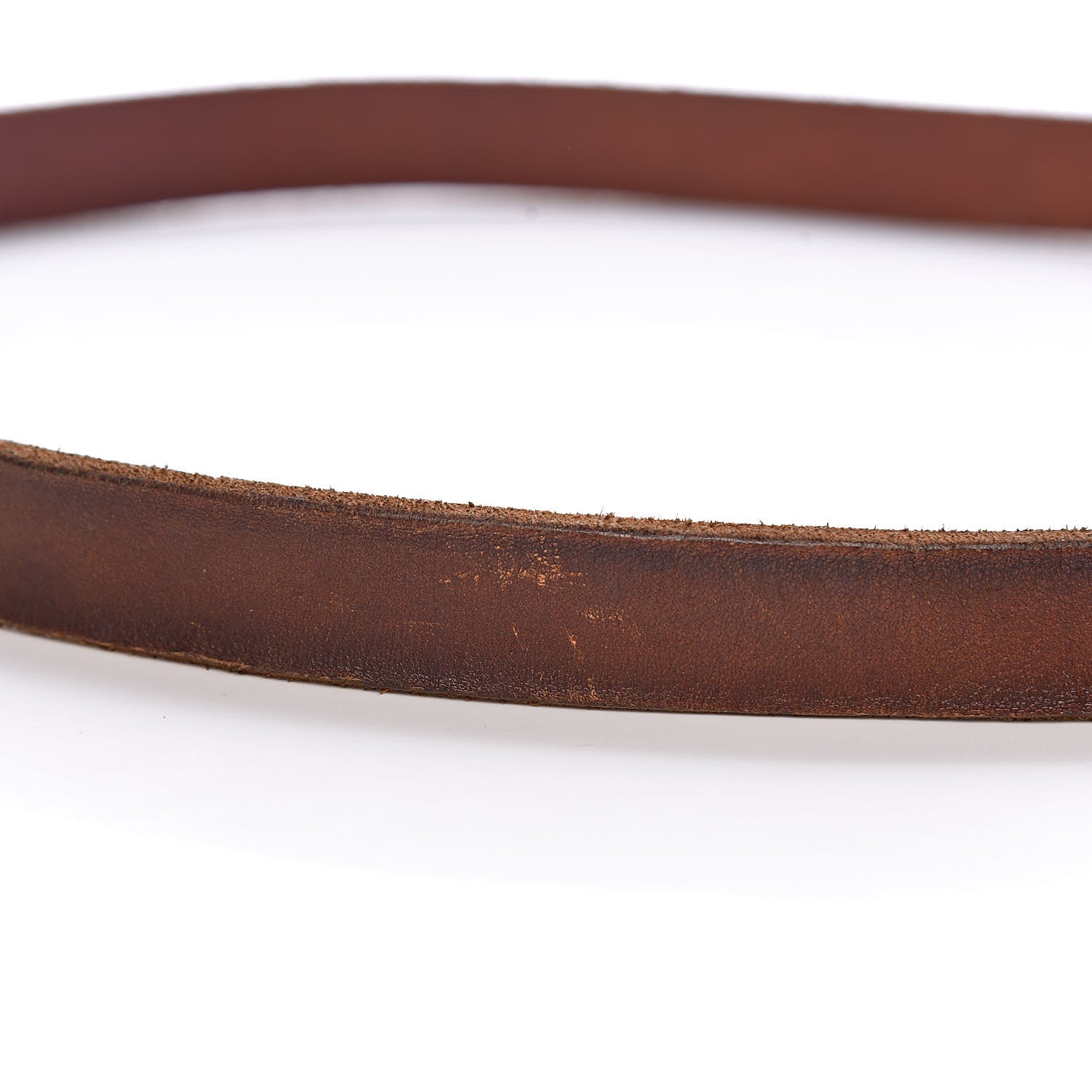Gucci Faded Calfskin Double G 20mm Belt 75 30 Cuir 7 of 8