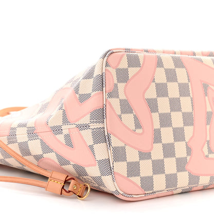 Louis Vuitton Damier Azur Tahitienne Neverfull MM 8 of 9
