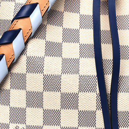 Louis Vuitton Damier Azur Braided Neonoe MM Blue 7 of 11