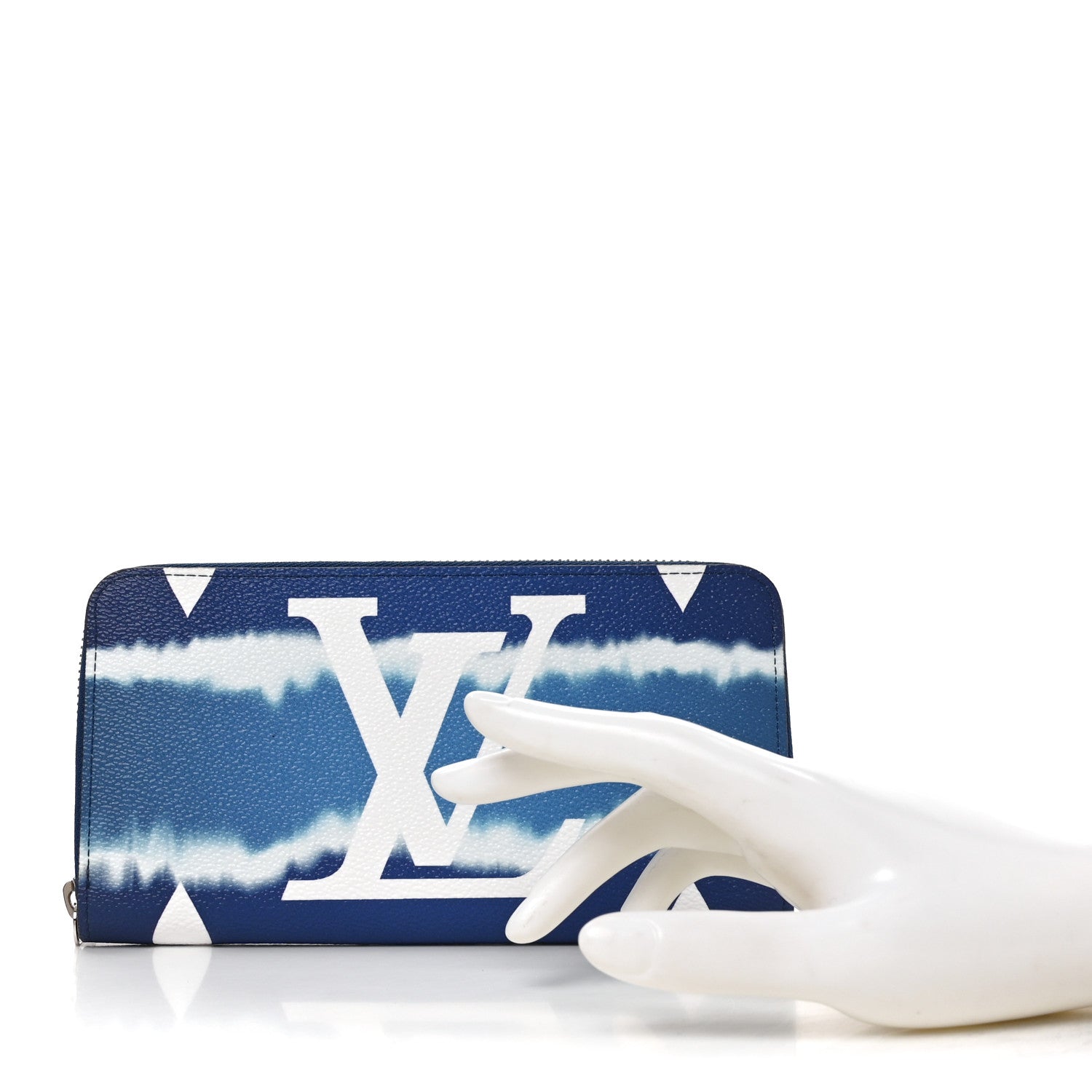 Louis Vuitton Monogram Escale Zippy Wallet Blue Blue 2 of 7