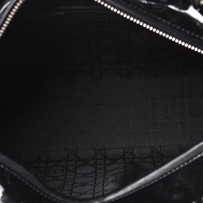 Christian Dior Patent Cannage Large Lady Dior Black 6 of 10