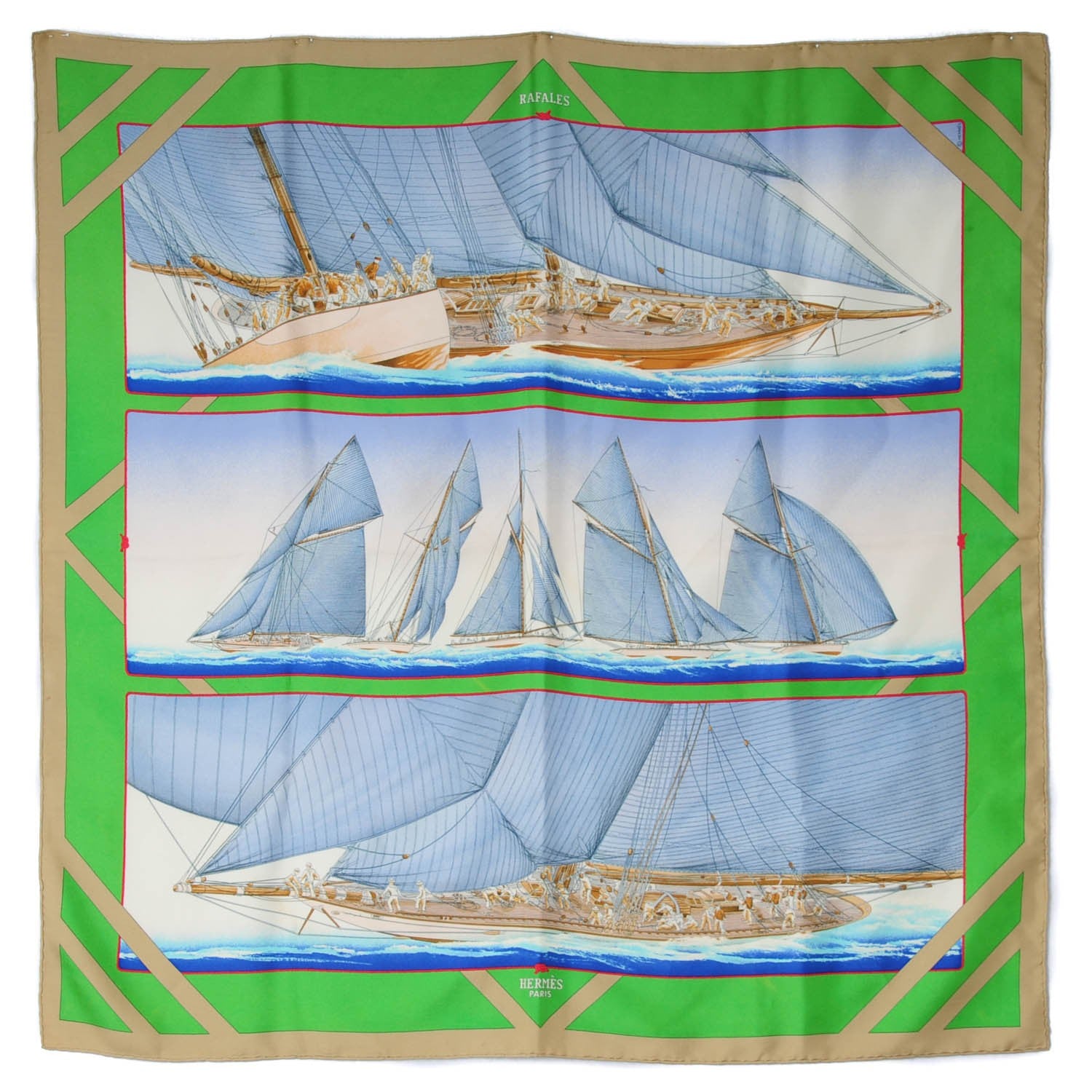 Hermes Silk Rafales Scarf 90 2 of 9