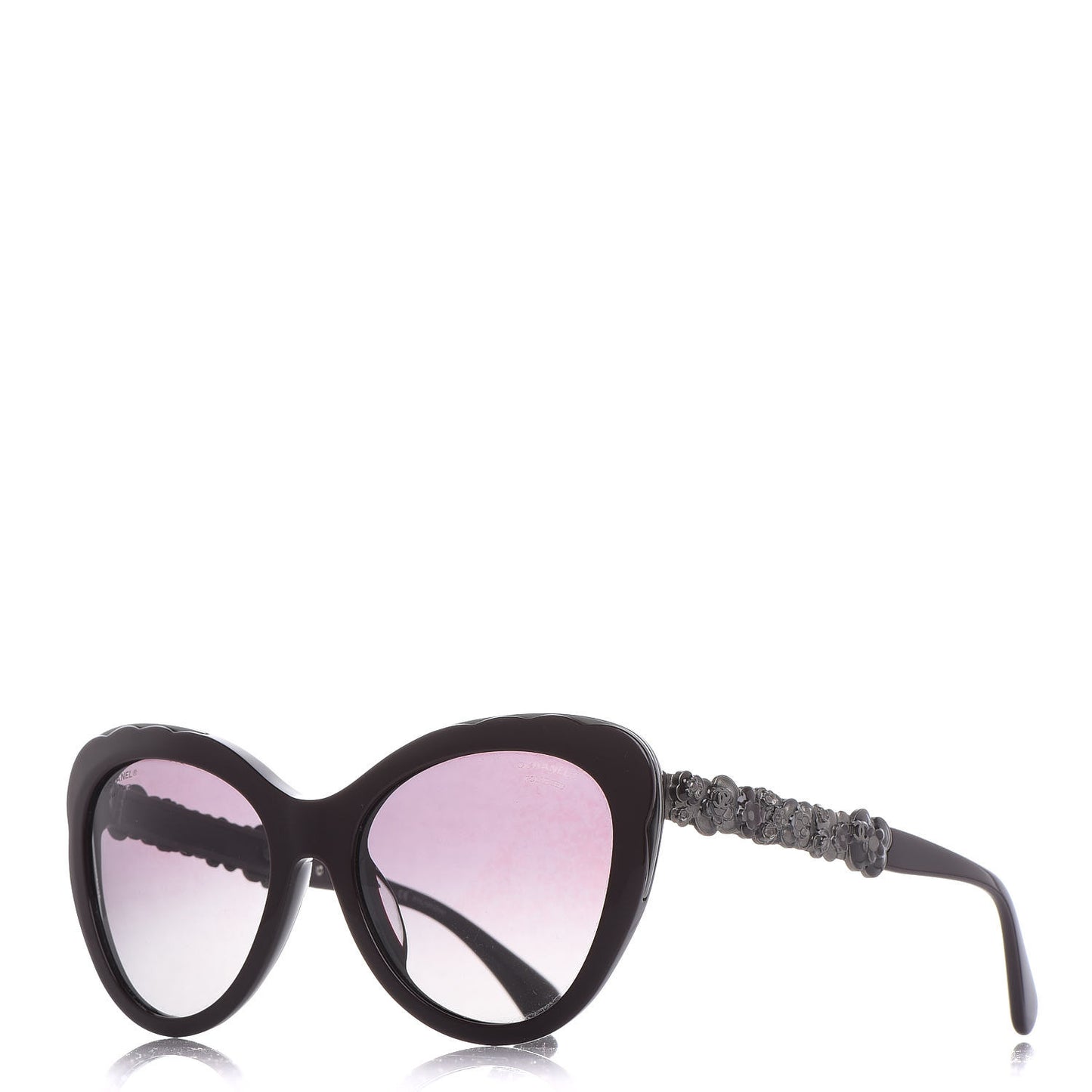 Polarized Bijou Cat Eye Sunglasses 5354 Bordeaux