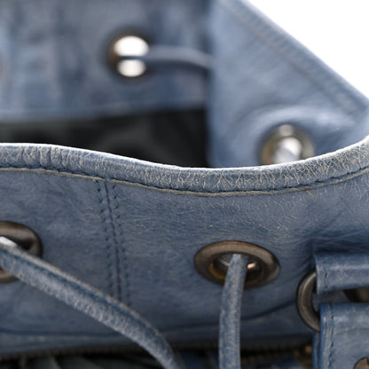 Balenciaga Agneau Classic Hardware Mini Pompon Bleu Persan 13 of 15