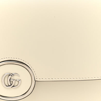 Gucci Senna Calfskin Petite GG Top Handle Shoulder Bag Mystic White 8 of 10