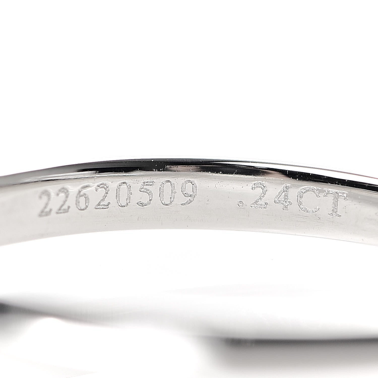 Tiffany Platinum Diamond .24ct Solitaire Engagement Ring 52 6 5 of 5