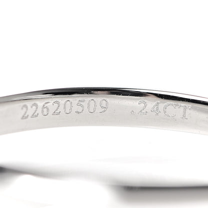Tiffany Platinum Diamond .24ct Solitaire Engagement Ring 52 6 5 of 5