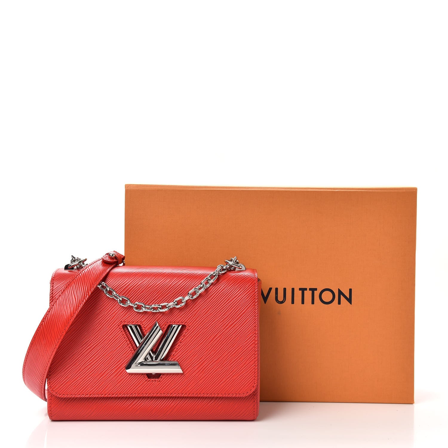 Louis Vuitton Epi Twist Shoulder Bag MM Coquelicot 10 of 10