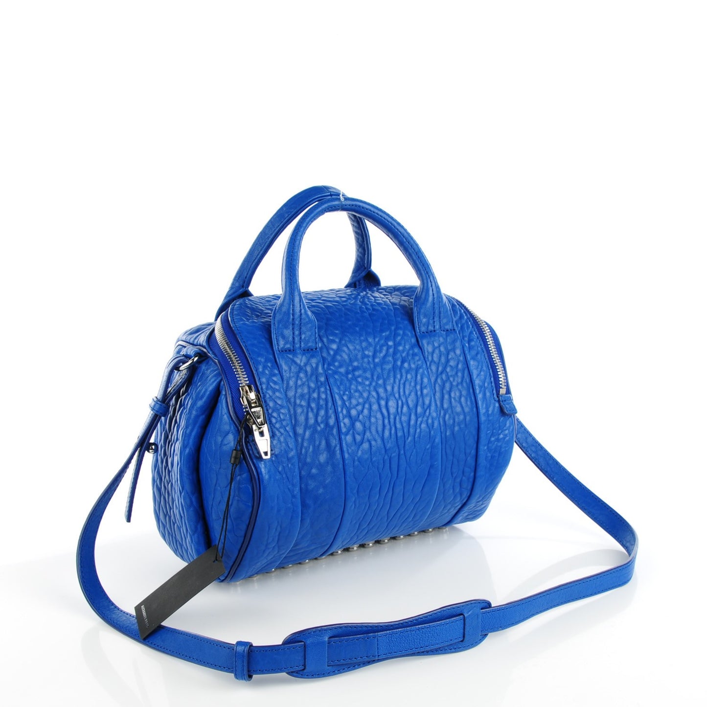Pebbled Lambskin Rockie Royal Blue