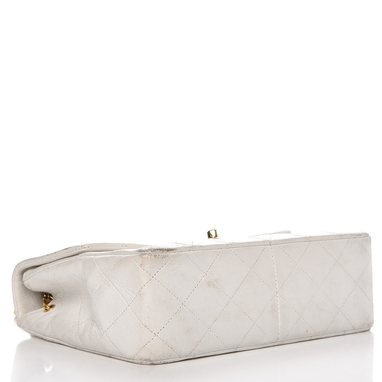 Chanel Lambskin Quilted Small Single Flap White 4 of 17