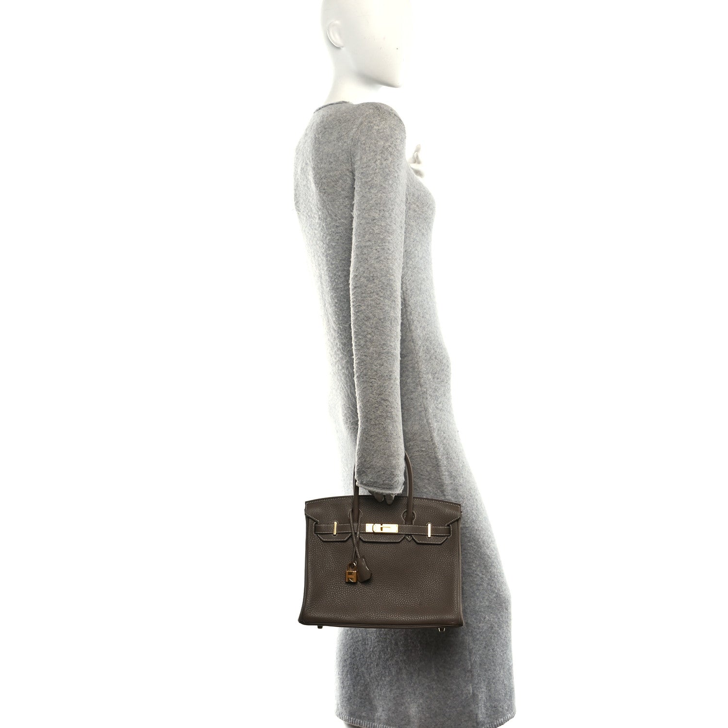 Hermes Togo Birkin 30 Etoupe 2 of 11
