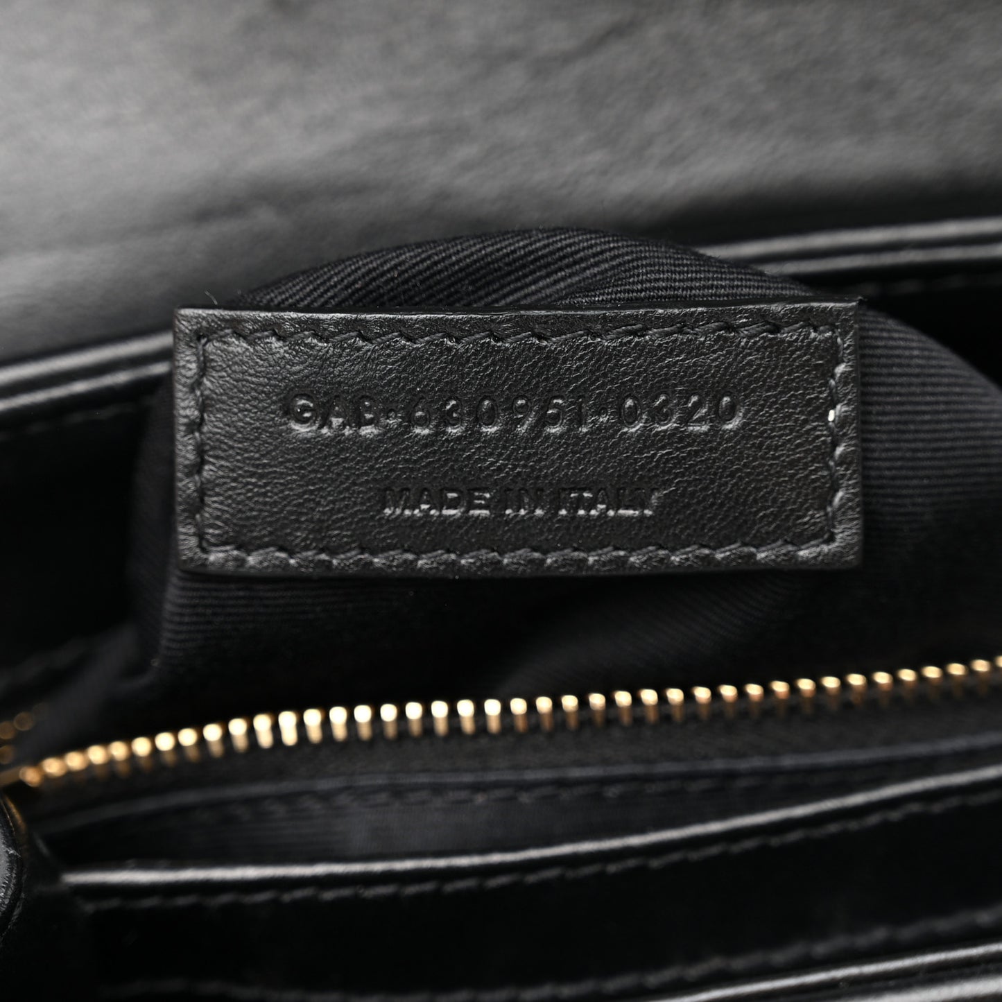 Calfskin Y Quilted Monogram Toy Loulou Crossbody Bag Black