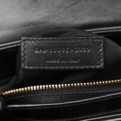 Saint Laurent Calfskin Y Quilted Monogram Toy Loulou Crossbody Bag Black 8 of 15