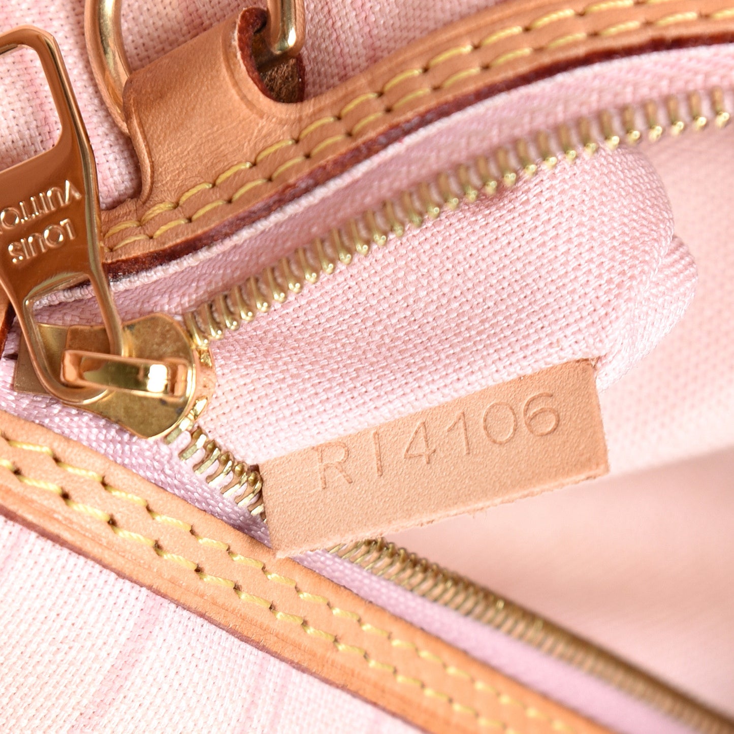 Damier Azur Delightful MM Rose Ballerine