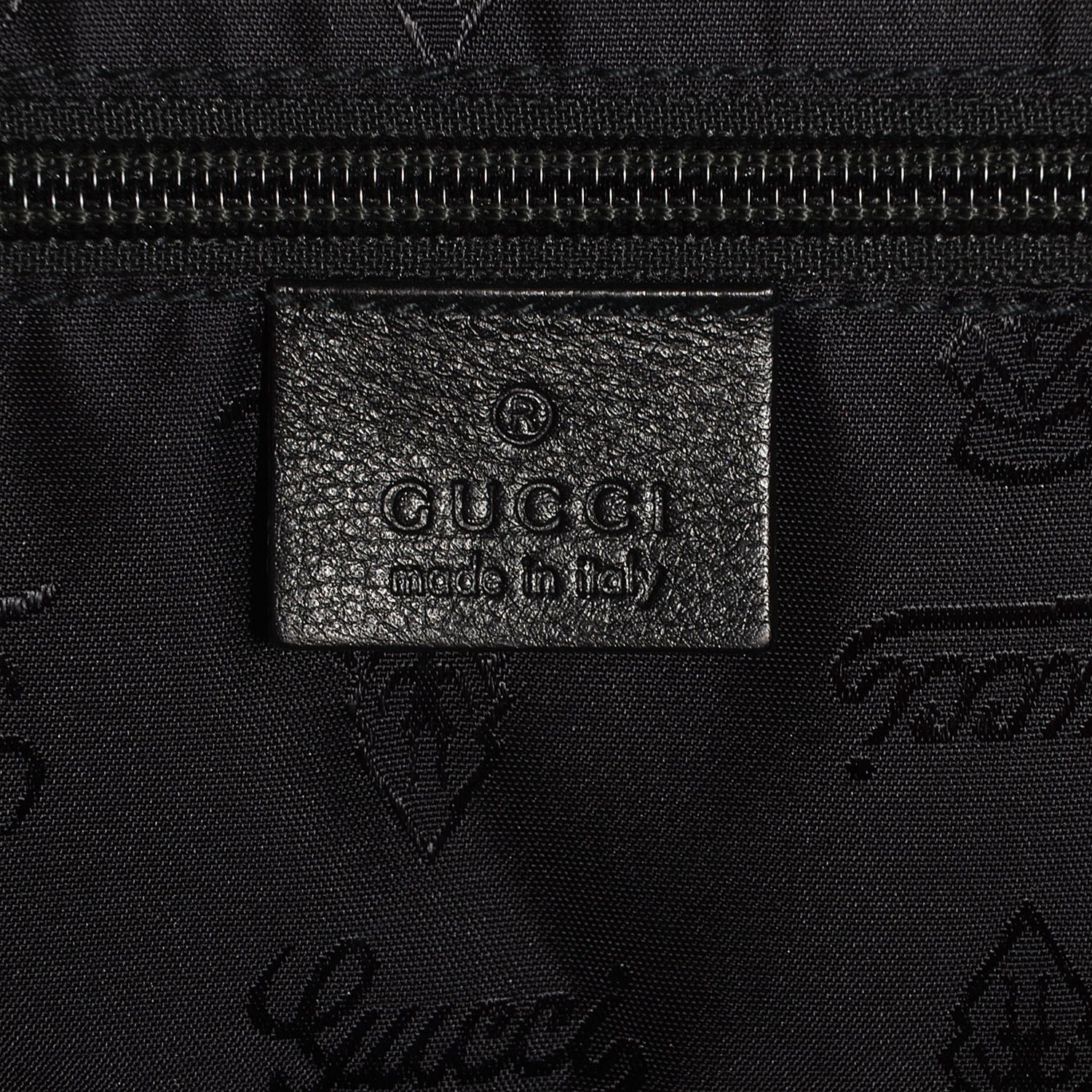 Gucci Guccissima Medium Joy Tote Bag Black 6 of 7
