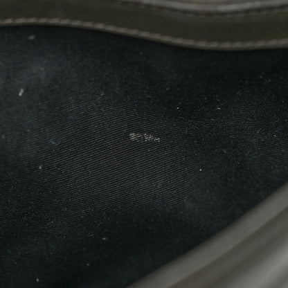 Saint Laurent Calfskin Y Quilted Monogram Small Loulou Chain Satchel Olive 12 of 15