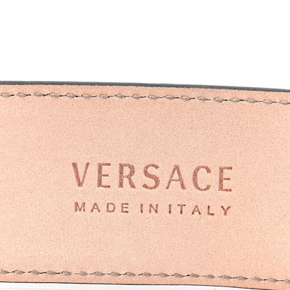 Versace Calfskin Tribute Wide Belt 95 38 Black 3 of 6