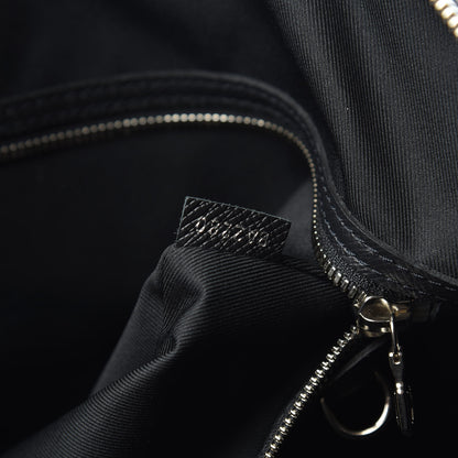 Louis Vuitton Taiga Monogram Eclipse Keepall Bandouliere 50 Black 6 of 9