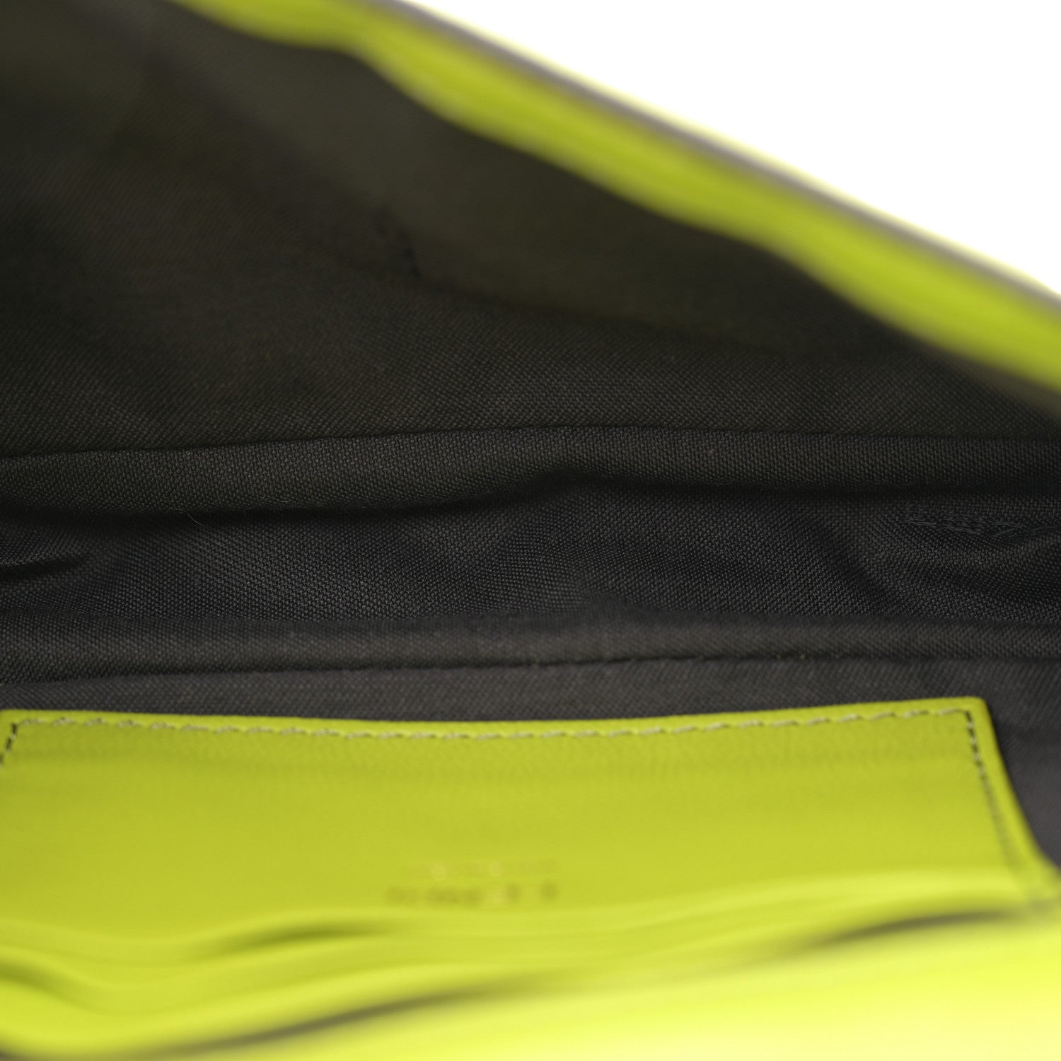 Fendi Nappa FF 1974 Embossed Mini Baguette Wasabi 5 of 12