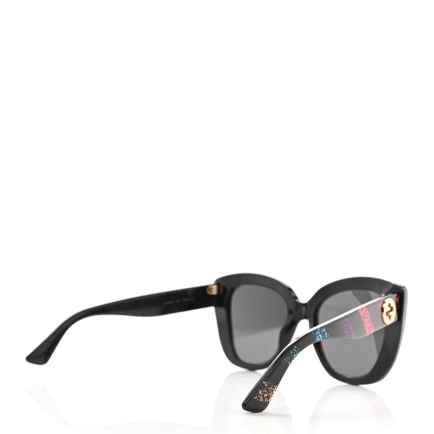 Acetate Glitter Sunglasses GG0327S Black