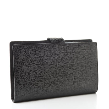 Chanel Caviar Timeless CC French Wallet Black 3 of 12