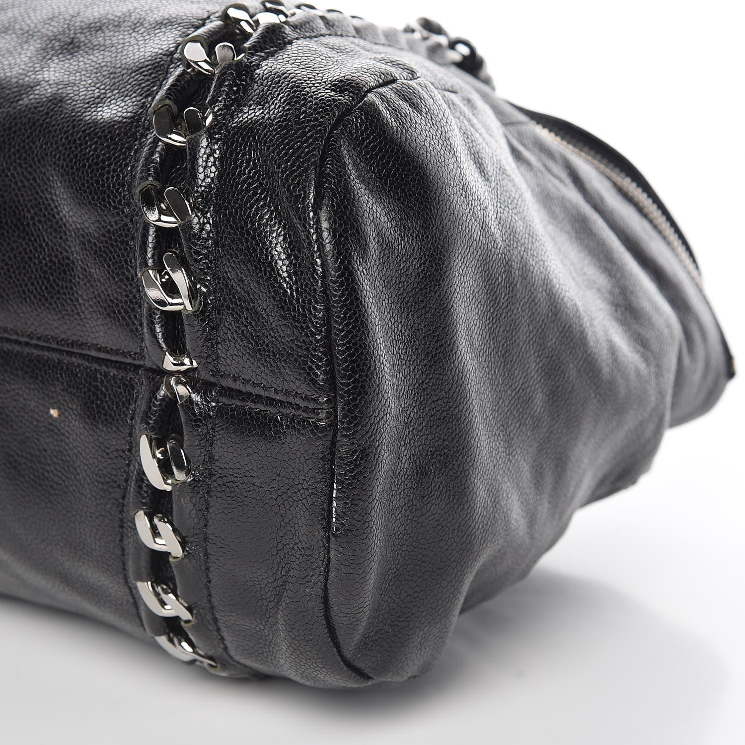 Chanel Glazed Caviar Modern Chain Tote Black 13 of 14
