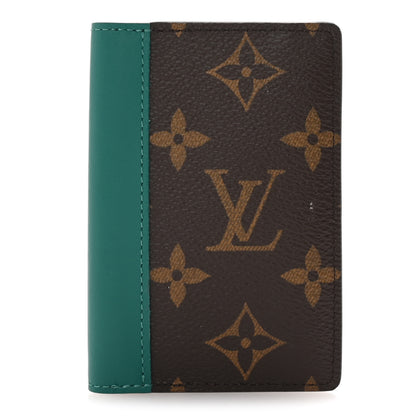 Louis Vuitton Monogram Macassar Pocket Organizer NM Borneo Green 1 of 7