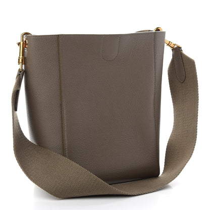Celine Soft Grained Calfskin Small Sangle Bucket Bag Taupe 3 of 10