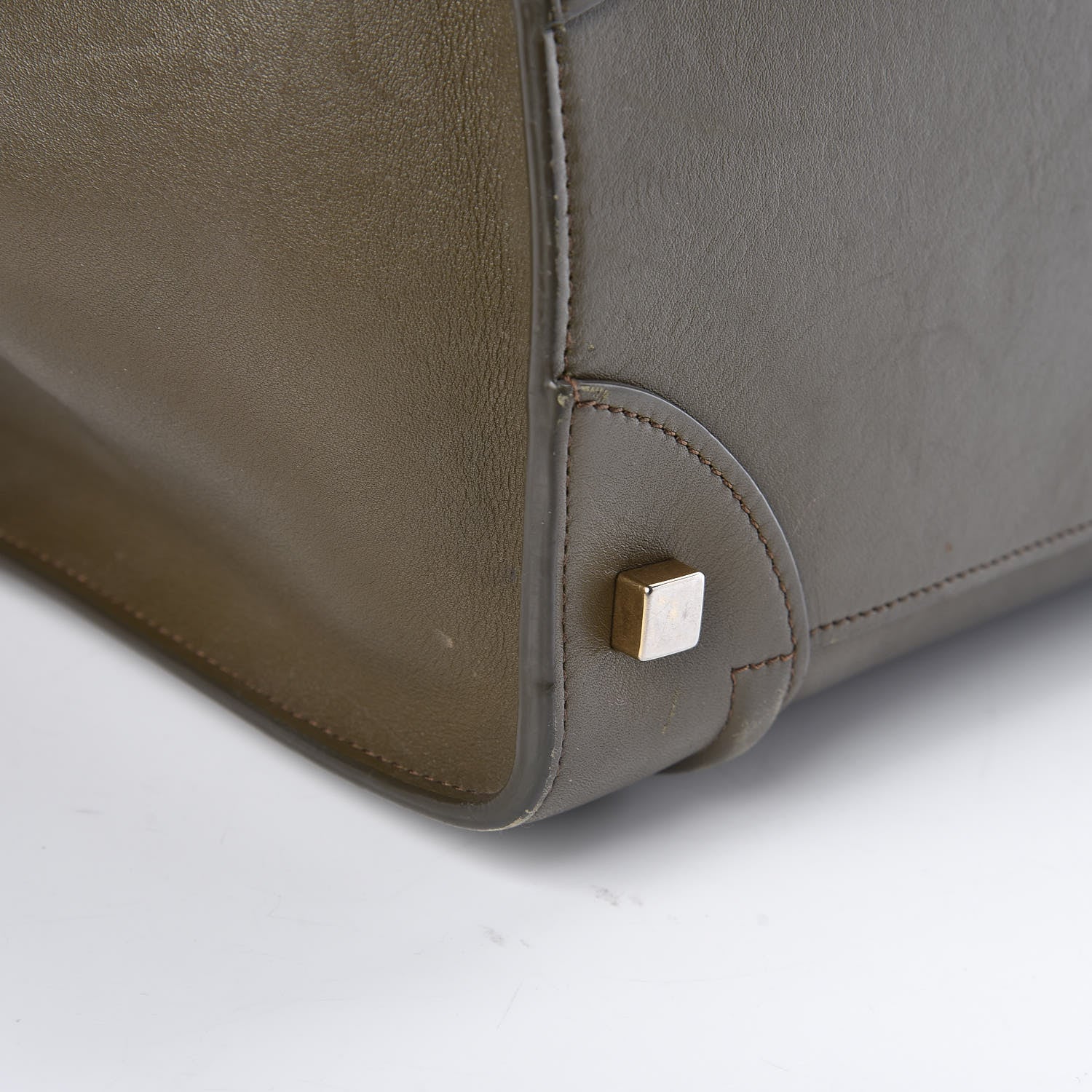 Celine Smooth Calfskin Mini Luggage Khaki 25 of 28