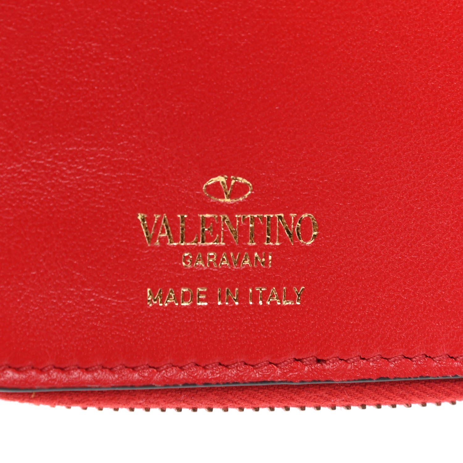 Valentino Garavani Grainy Calfskin Vlogo Phone Pouch Rouge Pur 7 of 7