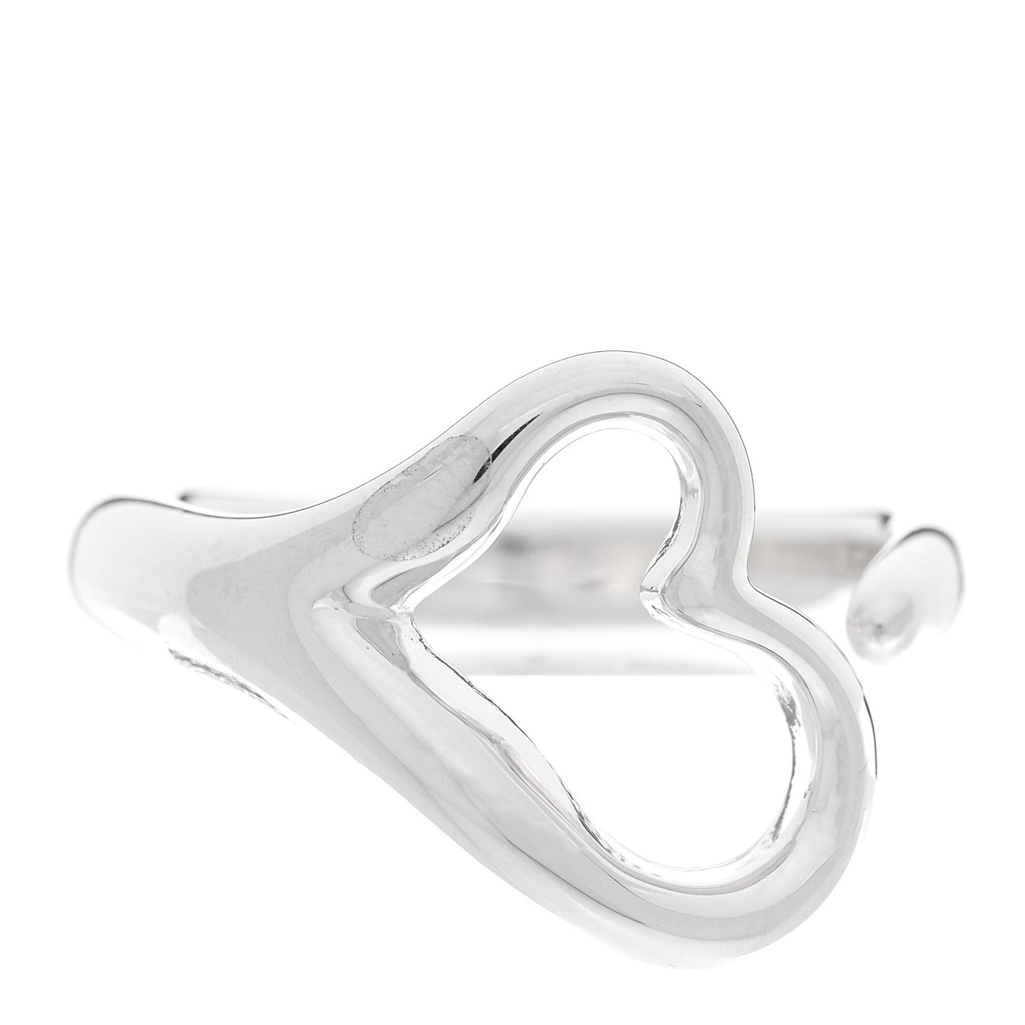 Sterling Silver Elsa Peretti Open Heart Ring 55 7.25