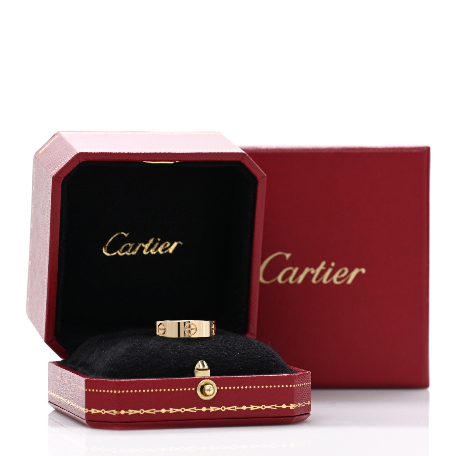 Cartier 18K Yellow Gold 5.5mm LOVE Ring 55 7.25 5 of 5
