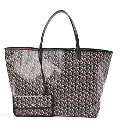 Goyard Goyardine Saint Louis Claire Voie GM Black Pink 1 of 9