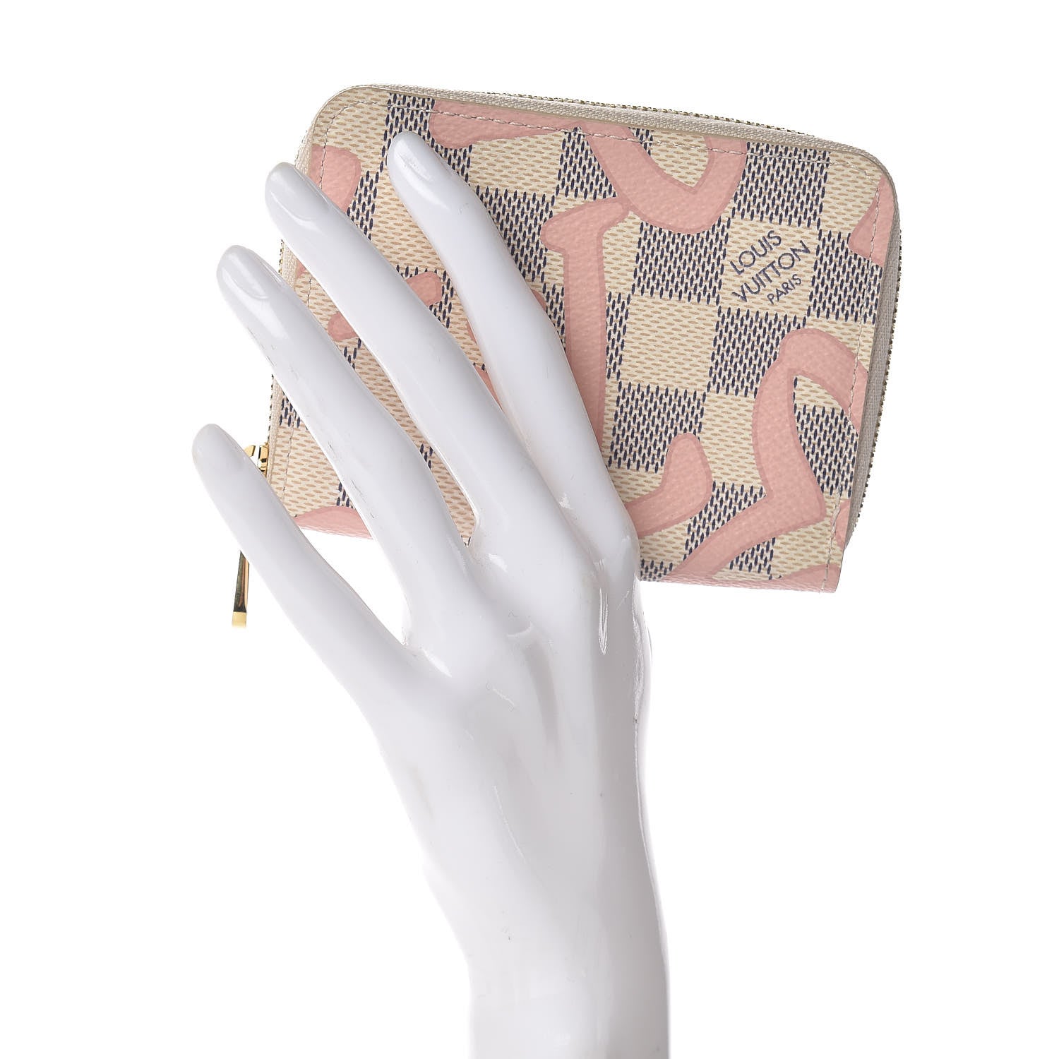 Louis Vuitton Damier Azur Tahitienne Zippy Coin Purse 2 of 7