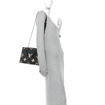 Louis Vuitton Empreinte Monogram Giant Onthego PM Black Beige 2 of 10