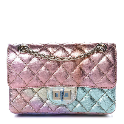 Chanel Metallic Goatskin Quilted Mini 2.55 Reissue Flap Multicolor 1 of 11