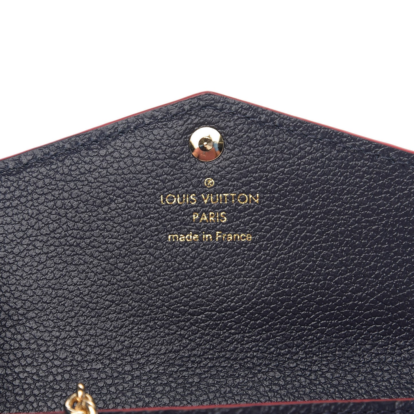 Empreinte Key Pouch Marine Rouge