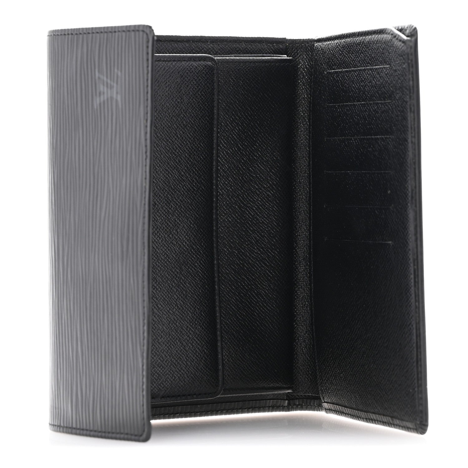 Louis Vuitton Epi Porte Tresor Etui Papiers Wallet Black 5 of 11