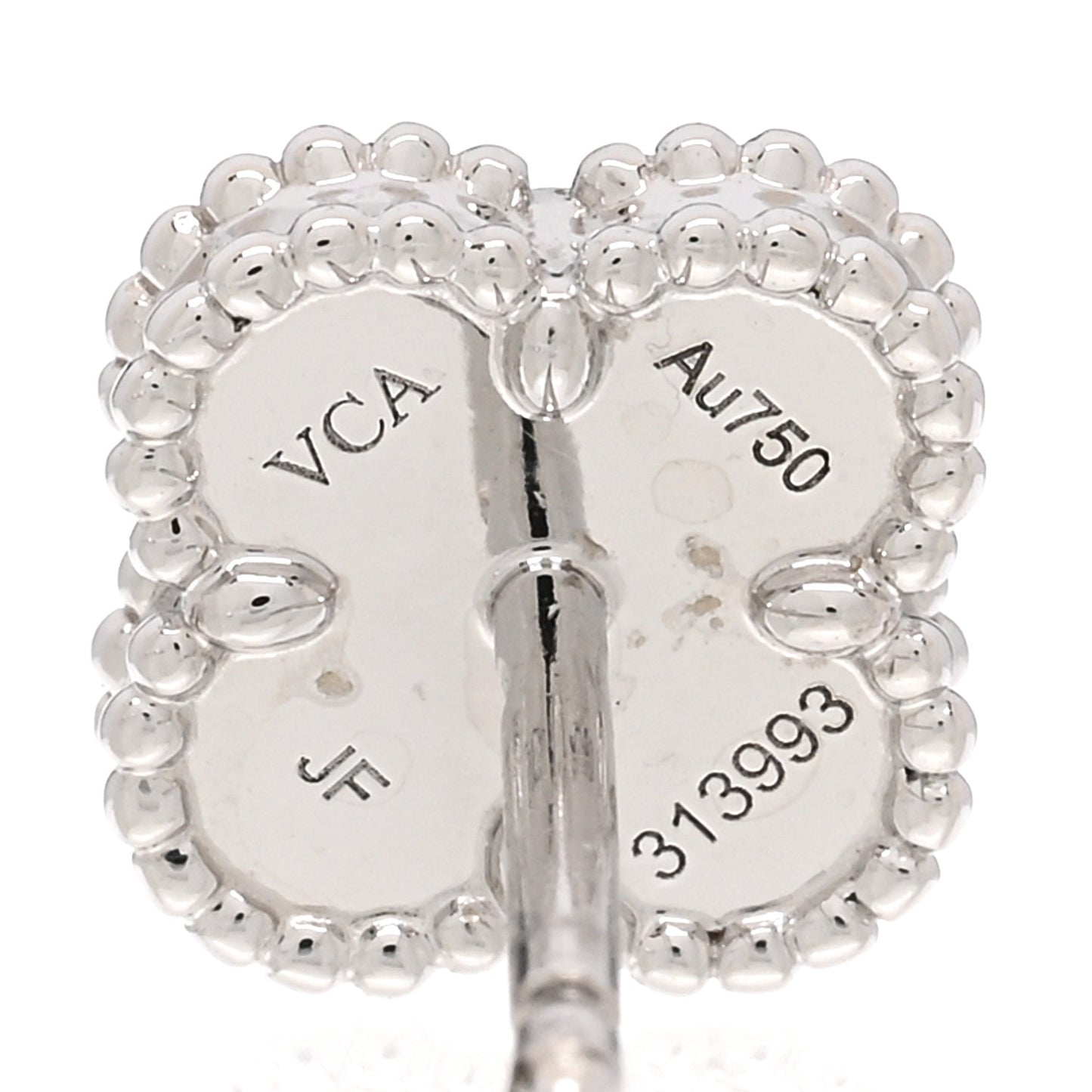 18K White Gold Turquoise Sweet Alhambra Earrings