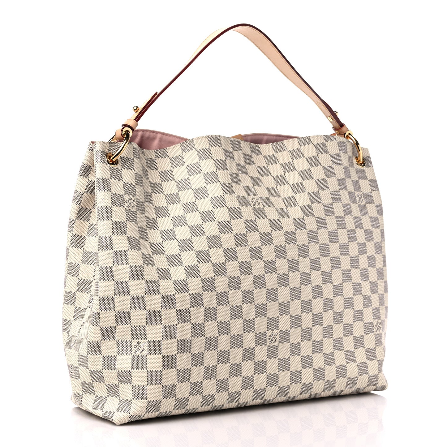 Damier Azur Graceful MM Rose Ballerine