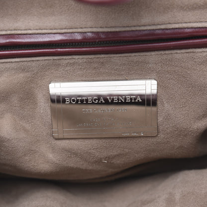 Bottega Veneta Nappa Intrecciato The Lauren 1980 Clutch Gigolo Red 6 of 9