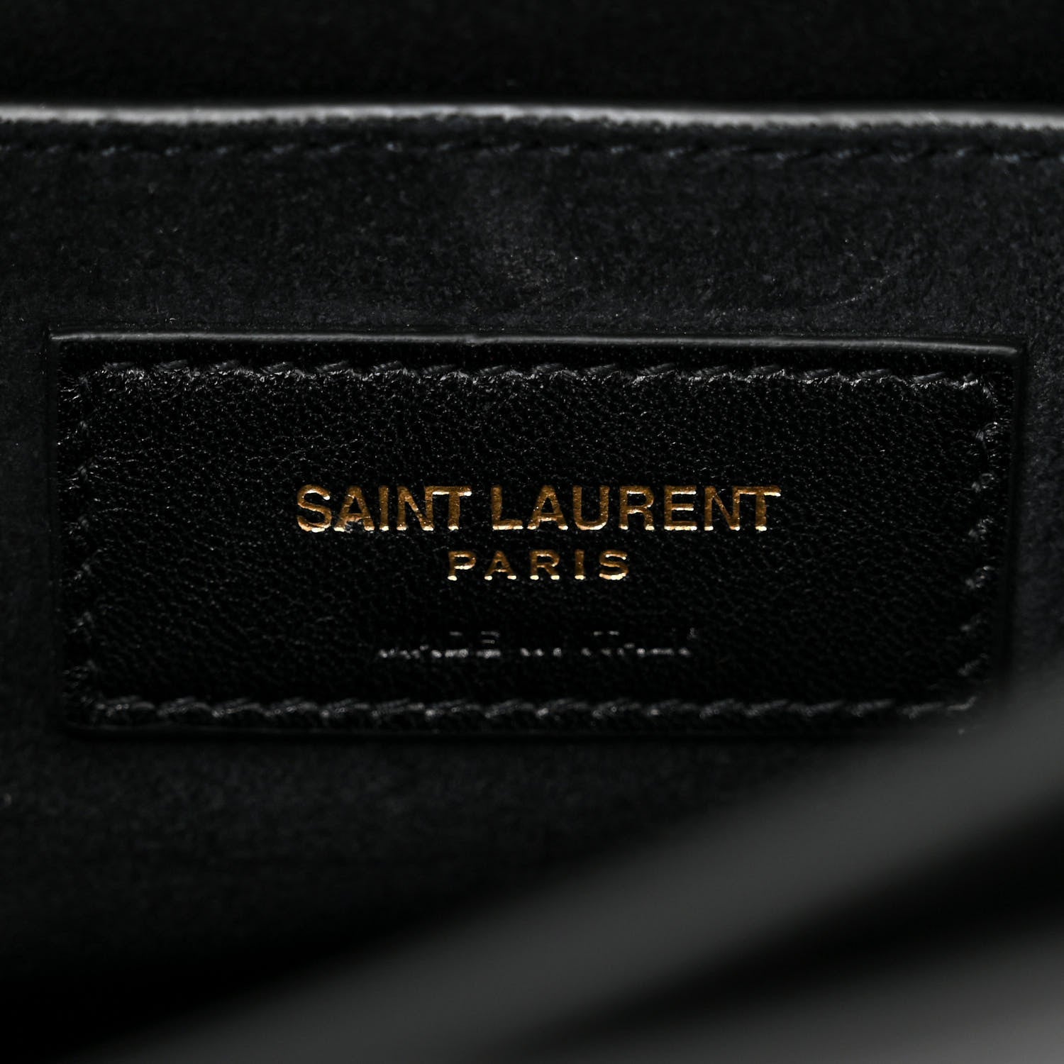Saint Laurent Calfskin Large Monogram Sunset Black 6 of 9