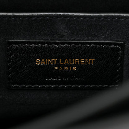 Saint Laurent Calfskin Large Monogram Sunset Black 6 of 9