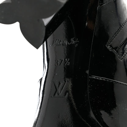 Louis Vuitton Patent Silhouette Ankle Boots 37.5 Black 8 of 8