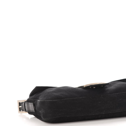 Fendi Nylon Baguette Bag Black 7 of 9