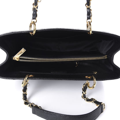 Chanel Caviar Quilted Grand Shopping Tote GST Black 5 of 11