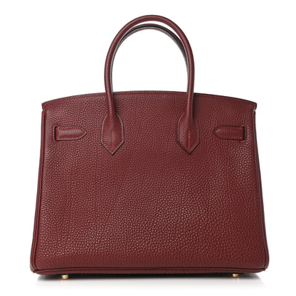Hermes Togo Birkin 30 Rouge H 10 of 11